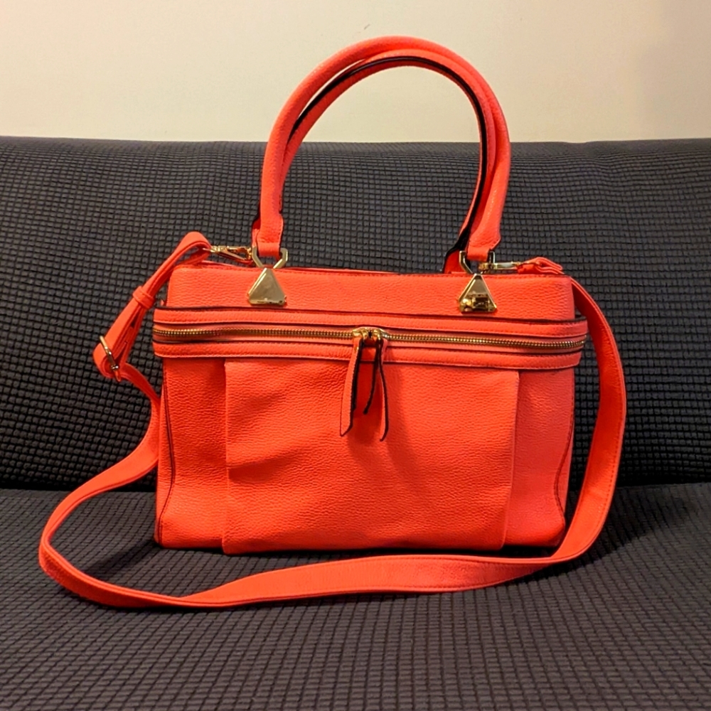 Pink Crossbody Satchel